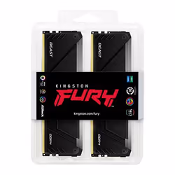 Kingston Technology FURY Beast 32GB 2666MT/s DDR4 CL16 DIMM (Kit of 4) RGB