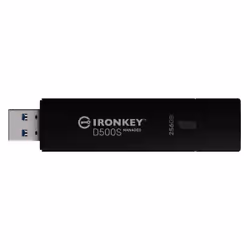 Kingston Technology IronKey 256GB Managed D500SM FIPS 140-3 Lvl 3 (Pending) AES-256