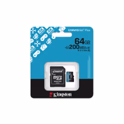 Kingston Technology 64GB microSDXC Canvas Go Plus Gen4 200MB/s A2 U3 V30 Card + Adapter - Additional view 5