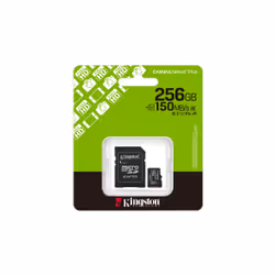 Kingston Technology 256GB microSDXC Canvas Select Plus Gen3 150MB/s A1 Card + Adapter - Additional view 5
