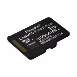 Kingston Technology 1TB micSDXC Canvas Select Plus Gen3 150R A1 Single Pack w/o ADP