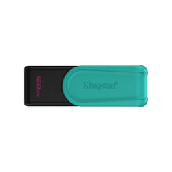 Kingston Technology DataTraveler 128GB Portable USB 3.2 Gen 1 Exodia S (Black/Turquoise)