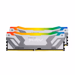 Kingston Technology FURY 48GB 8800MT/s DDR5 CL42 CUDIMM (Kit of 2) Renegade RGB White, 48 GB, 2 x 24 GB, DDR5, 288-pin DIMM