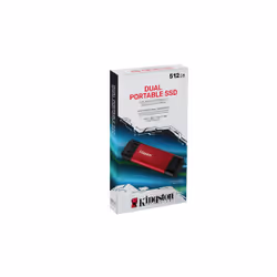 Kingston Technology 512GB Dual USB-A/C Portable SSD, Up to 1050MB/s USB 3.2 Gen 2 - Additional view 5