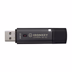 Kingston Technology IronKey 64GB Locker Plus 50 G2, FIPS 197, AES-256 - Additional view 2