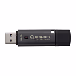 Kingston Technology IronKey 128GB Locker Plus 50 G2, FIPS 197, AES-256 - Additional view 2