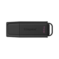 Kingston Technology DataTraveler 64GB Portable USB 3.2 Gen 1 Exodia Black