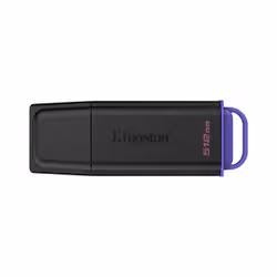 Kingston Technology DataTraveler 512GB Portable USB 3.2 Gen 1 Exodia Black/Purple