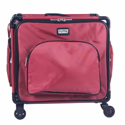 Tutto Serger Tote on Wheels (Cherry Red  17"")