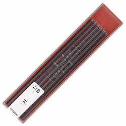 Koh-i-noor 2.0 mm Graphite Leads for Technical Drawing and Retouching 4190 6B