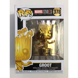 Funko Pop Marvel: Marvel Studios 10 - Groot (Gold Chrome) Collectible Figure  Multicolor
