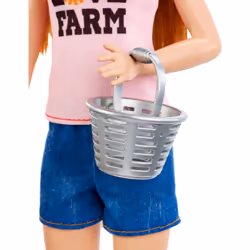 Barbie Chicken Farmer Doll & Playset  Henhouse with Chickens & Accesso