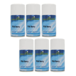 6 WILD BERRY Automatic Air Freshener Dispenser Refill CASE Scent Cans