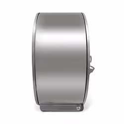 METAL satin brushed Stainless Steel Lockable Mini Jumbo Toilet Roll Paper Dispenser