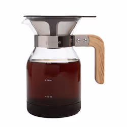Primula Park Set with Permanent Reusable Removable Filter Coffee Dripper Pour Over Maker Brewer Pot, Borosilicate Glass, Easy ...