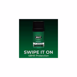 Brut Round Solid Deodorant For Men, 25 oz