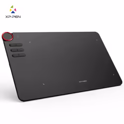 XP-PEN DECO03 Digital Drawing Tablet with 8192 Levels of Pressure Stylus, customizable Rotary Ring Shortcuts