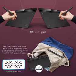 XP-PEN G640 6x4 inch Drawing Tablet Digital Signature osu! with 8192 Graphics Battery-free stylus