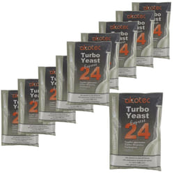 10x Alcotec 24 Pure Turbo Yeast Packets 14% 24hrs Homebrew Moonshine Vodka Wash