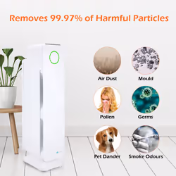 PureMate Smart Air Purifier with Ioniser - Auto Mode, Air Quality Monitor, Removes Allergen Allergies, Dust, Mold, Pets