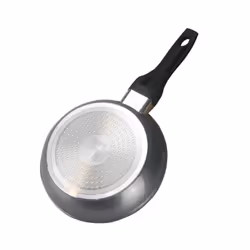 Non Stick Frying Pan Induction Marble Effect - 20cm - Grey Base