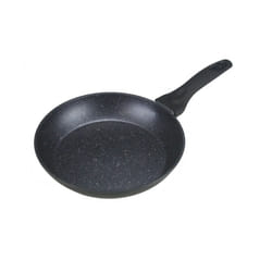 Non Stick Frying Pan Induction Marble Effect - 22cm - Black Base