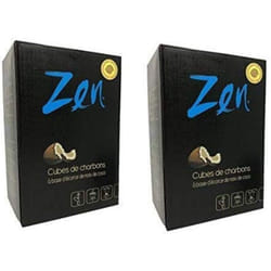 Zen Charcoal, Coconut Coal, Shisha Hookah, 2pk