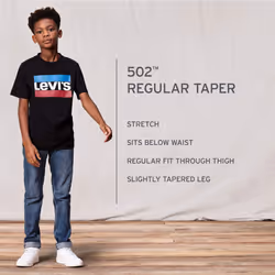 Levi's Boys' 502 Regular Taper Fit Performance Jeans  Melbourne  16