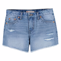 Levi's Girls' Girlfriend Fit Denim Shorty Shorts  Newport Beach  6