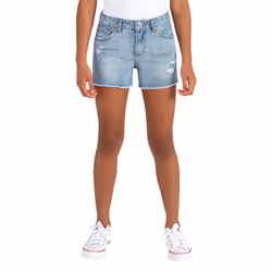 Levi's Girls' Girlfriend Fit Denim Shorty Shorts  Newport Beach  6