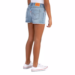 Levi's Girls' Girlfriend Fit Denim Shorty Shorts  Newport Beach  6