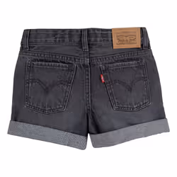 Levi's Girls' Girlfriend Fit Denim Shorty Shorts  Arya  14