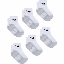 Nike Toddler 6 Pairs Lightweight Ankle Socks Size 2-4 Years