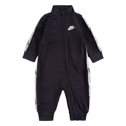 Nike Baby Boys Long Sleeve Tricot Taping Coverall (Black(56H984-023)/White 3 Months)