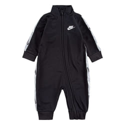 Nike Baby Boys Long Sleeve Tricot Taping Coverall (Black(56H984-023)/White  3 Months)