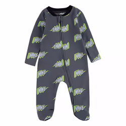 Nike Baby Boy's Thunder Block Footed Coverall (Infant) Smoke Grey 3 Months