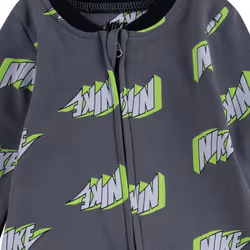 Nike Baby Boy's Thunder Block Footed Coverall (Infant) Smoke Grey 3 Months