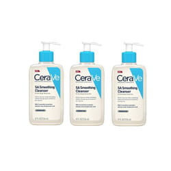 CeraVe SA Smoothing Cleanser 236ml x 3