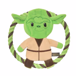 Star Wars for Pets Plush Yoda Rope Frisbee Dog Toy green Fetch Toys for Dogs Plush Dog Toy chew Dog Toy Squeaky Dog Toy Off ...