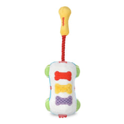 Fisher-Price for Pets Sound-Bites Plush Toy Xylophone for Puppies  Sounds Desensitize Pups to Noises - Noise-making Chew Toy for Puppies - Multifuncti