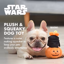 Star Wars Halloween Darth Vader Pumpkin 6  Squeaky Plush Pet Toy | for Pets Squeaky Toy | Dog Toys  Darth Vader | Gifts for Pets  Halloween Pet Toys