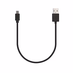 Veho Pebble USB-A to micro-USB Universal Charge and Sync 0.2m/0.7ft Cable – Black (VCL-001-M-20CM), 0.2 m, USB A, Micro-USB B ...