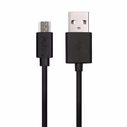 Veho Pebble USB-A to micro-USB Universal Charge and Sync 0.2m/0.7ft Cable – Black (VCL-001-M-20CM)