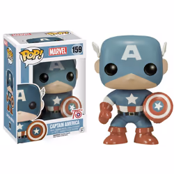Funko POP Marvel: Captain America Sepia Tone 75th Anniversary Action Figure (Amazon Exclusive)
