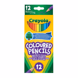 cRAYOLA colouring Pencils - Assorted colours (Pack of 12) A Must-Have
