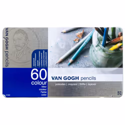 60 Color Pencil Set Van Gogh (Metal Cased) (Japan Import)