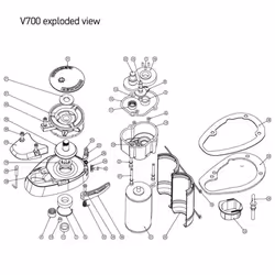 Lewmar 66000610 V700 Motor Kit