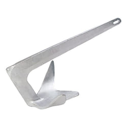 Lewmar Galvanized Steel Claw Anchor 2.2 lbs. for Boats 13'-20', Bruce-Style Claw for Quick Setting, Bow Roller Compatible - 2020202241