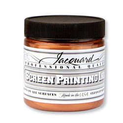 Jacquard Professional Screen Print Ink  Water-Soluable  4oz Jar  Coppe