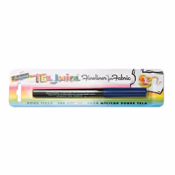 Jacquard JAC-PEN1005 Fine Tee Juice Fabric Marker  Blue